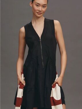 NEW ANTHROPOLOGIE Daily Practice Black Dress